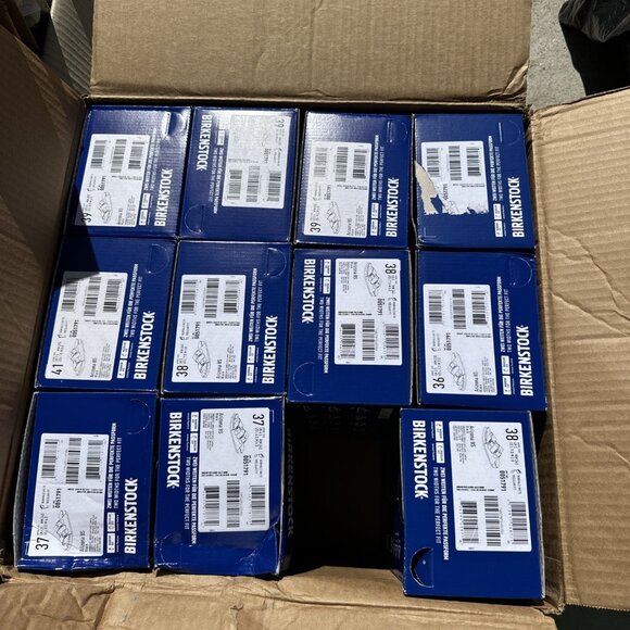 Birkenstock Arizona Leather Birko-Flor Women Size 39 US L 8 M 6 Black - Picture 9 of 9